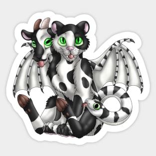 Chimera Cubs: Black Bicolor Sticker